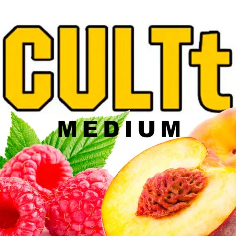 Табак CULTt Medium M101 Raspberry Peach (Малина Персик) 100гр