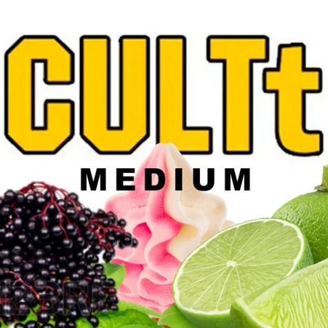 Табак CULTt Medium M107 Eldberry Lime Ice Cream (Бузина Лайм Мороженое) 100г