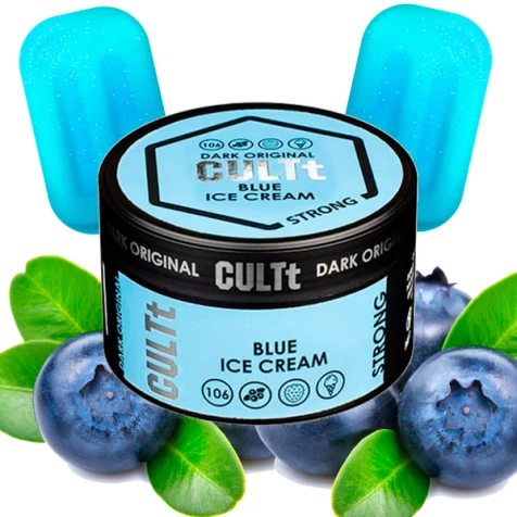 Тютюн CULTt Strong DS106 Blue Ice Cream (Чорничне Морозиво) 100гр