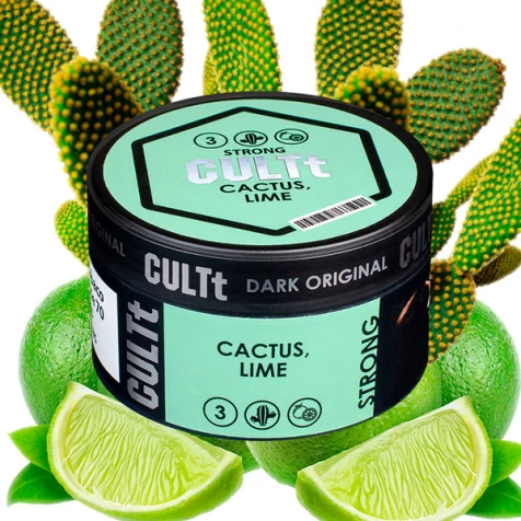 Табак CULTt Strong DS03 Cactus Lime (Кактус Лайм) 100гр