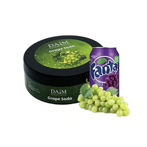 Табак Daim Medium Grape Soda (Виноградная Газировка) 100гр