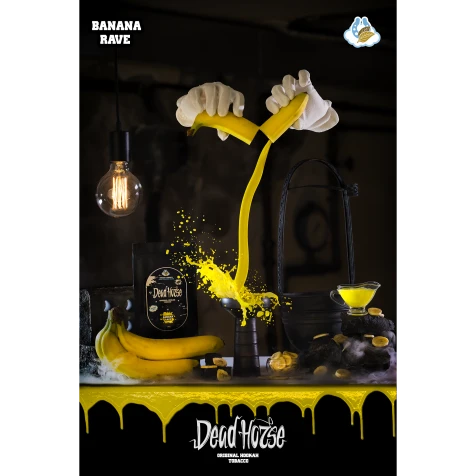 Табак Dead Hourse Heaven Line Banana Rave (Банановый Рейв) 100гр