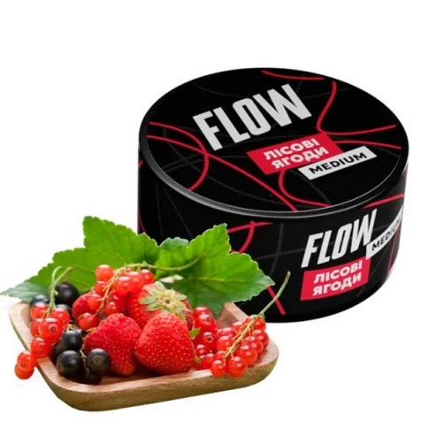 Табак Flow Medium Forest Berry (Лесные Ягоды) 250гр