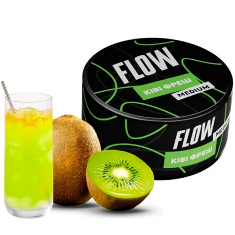 Табак Flow Medium Kiwi Fresh (Киви Фреш) 250гр