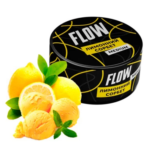 Табак Flow Medium Lemon Sorbet (Лимонный Сорбет) 250гр