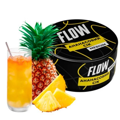 Табак Flow Medium Pineapple Juice (Ананасовый Сок) 250гр