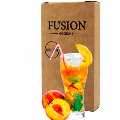 Табак Fusion Medium Line Peach Iced Tea (Персик Холодный Чай) 100гр