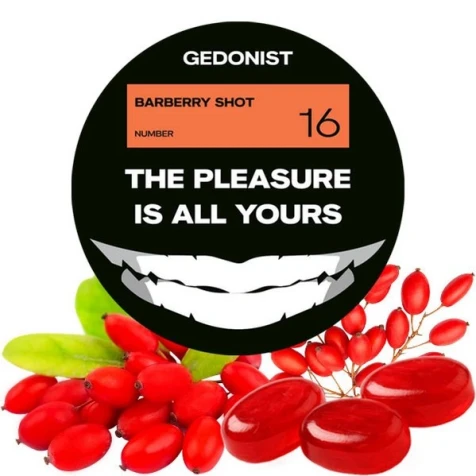 Табак Gedonist Barberry Shot (Барбарис Шот) 200гр