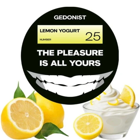 Табак Gedonist Lemon Yogurt (Лимон Йогурт) 200гр