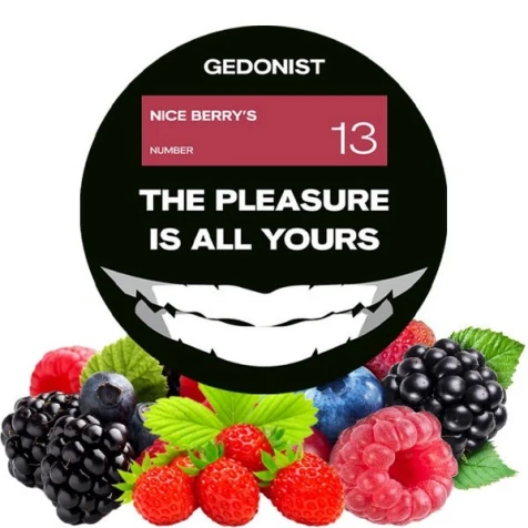 Табак Gedonist Nice Berrys (Найс Ягоды) 200гр