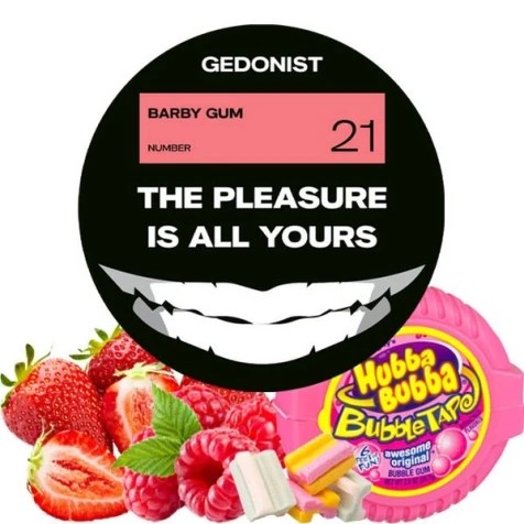 Табак Gedonist Barby Gum (Барби Жвачка) 100гр