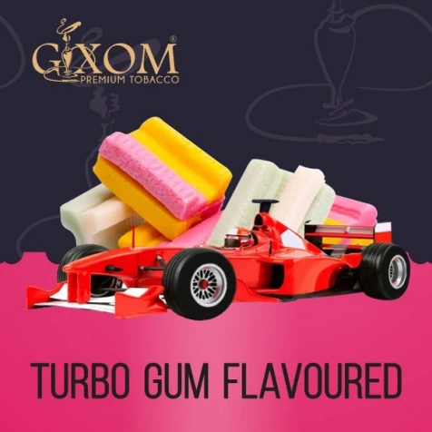Тютюн Gixom Turbo Gum (Турбо Жуйка) 200гр