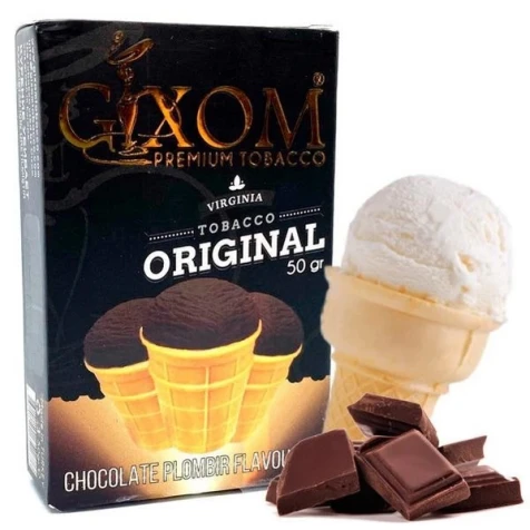 Тютюн Gixom Chocolate Plombir (Шоколодний Пломбір) 50гр