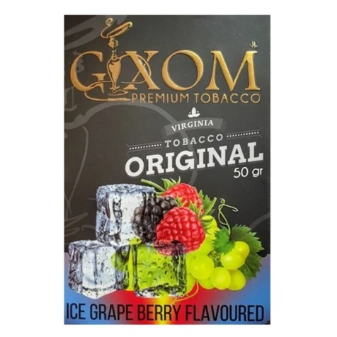 Тютюн Gixom Ice Grape Berry (Виноград Ягоди Лід) 50гр