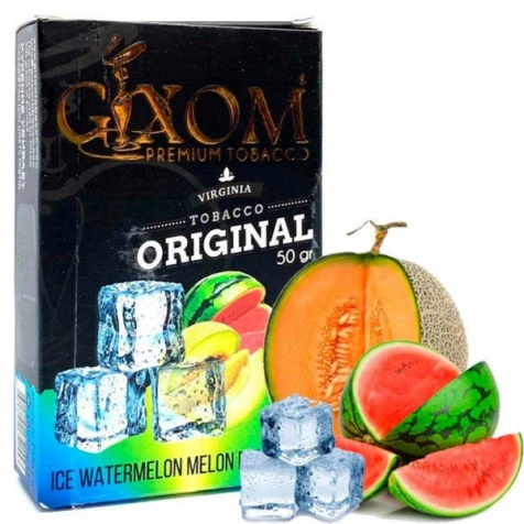 Тютюн Gixom Ice Watermelon Melon (Кавун Диня Лід) 50гр