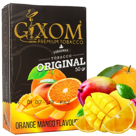 Тютюн Gixom Orange Mango (Апельсин Манго) 50гр