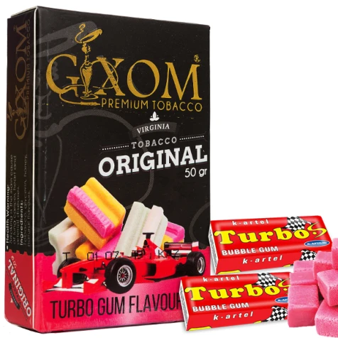 Тютюн Gixom Turbo Gum (Турбо Жуйка) 50гр