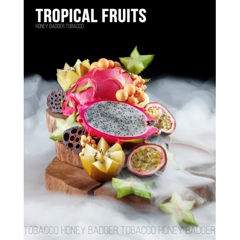 Тютюн Honey Badger Wild Line Tropical Fruits (Тропичні Фрукти) 40гр