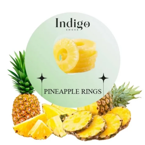 Бестабачная Смесь IndiGo Pineapple Rings (Ананасовые Кольца) 100 гр