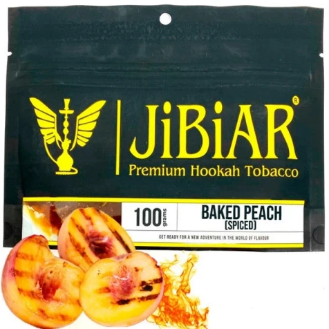 Тютюн Jibiar Baked Peach Spiced (Персик Гриль) 100гр