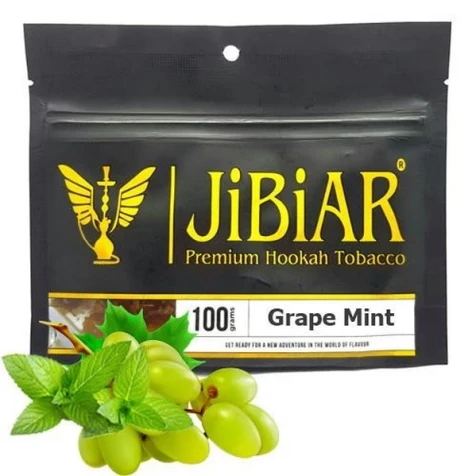 Табак Jibiar Grape Mint (Виноград Мята) 100гр