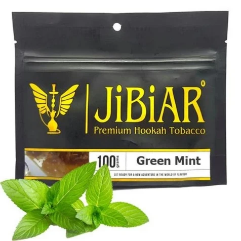 Табак Jibiar Green Mint (Зелёная Мята) 100гр