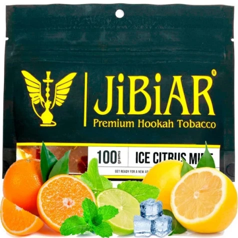 Табак Jibiar Ice Citrus Mint (Айс Цитрус Мята) 100гр