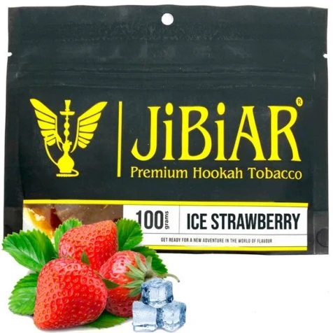 Табак Jibiar Ice Strawberry (Айс Клубника) 100гр