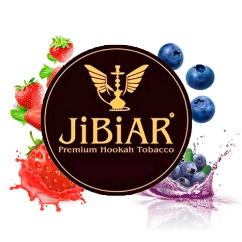Тютюн Jibiar Blue Strawberry (Чорниця Полуниця) 1кг