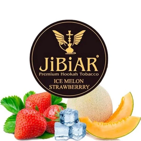 Тютюн Jibiar Ice Strawberry Melon (Полуниця Диня Лід) 1кг