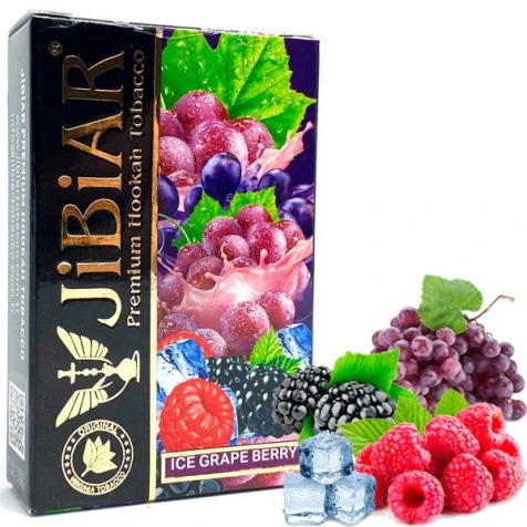 Табак Jibiar Ice Grape Berry (Айс Виноград Ягоды) 50гр
