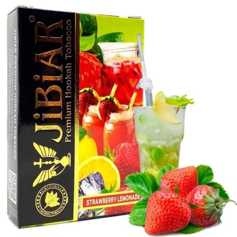 Табак Jibiar Strawberry Lemonade (Клубника Лимонад) 50гр