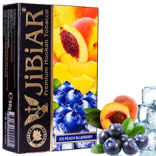 Табак Jibiar Ice Peach Blueberry (Персик Черника Лед) 50гр
