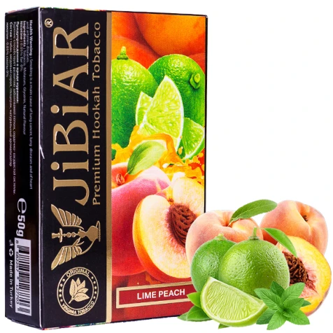 Табак Jibiar Lime Peach (Лайм Персик) 50гр