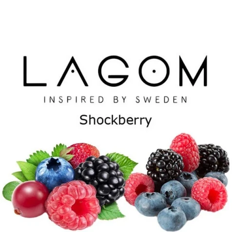 Табак Lagom Main Line Shockberry (Шокберри) 40гр