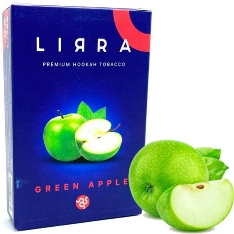 Тютюн Lirra Green Apple (Зелене Яблуко) 50гр
