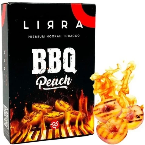 Табак Lirra BBQ Peach (Барбекю Персик) 50гр (ПОТЁКШИЙ)