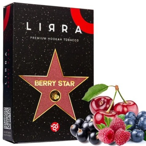 Табак Lirra Berry Star (Ягодная Звезда) 50гр (ПОТЁКШИЙ)