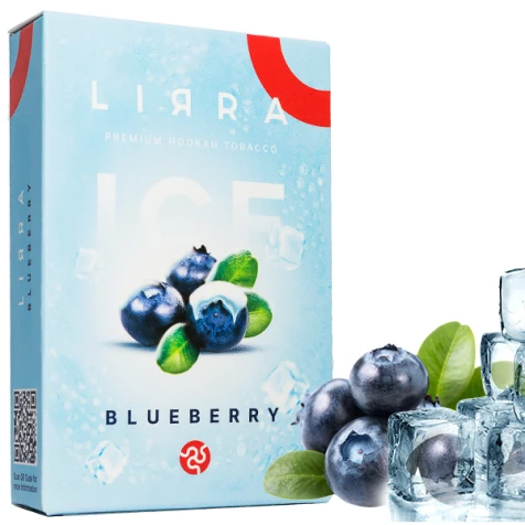 Тютюн Lirra Ice Blueberry (Чорниця Лід) 50гр