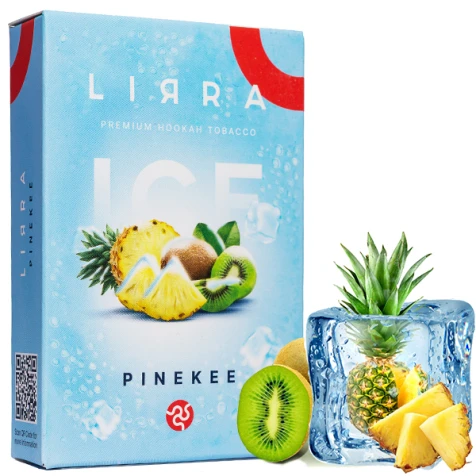 Табак Lirra Ice Pinekee (Лед Ананас Киви) 50гр