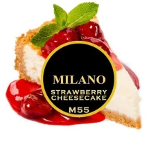 Табак Milano M55 Strawberry Cheesecake (Клубника Чизкейк) 100гр