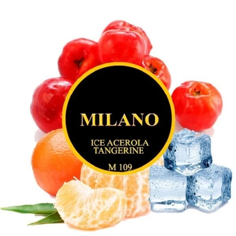 Тютюн Milano M109 Ice Acerola Tangerine (Лід Ацерола Мандарин) 50гр