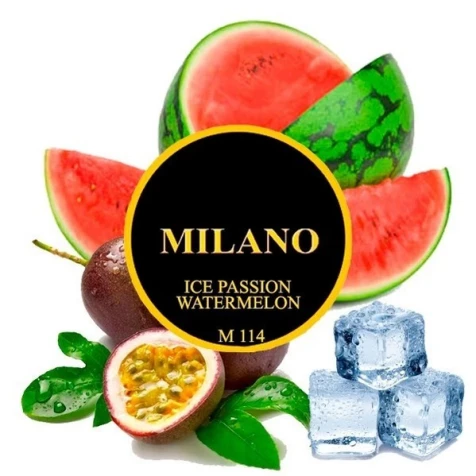 Тютюн Milano M114 Ice Passion Watermelon (Кавун Маракуйя Лід) 50гр
