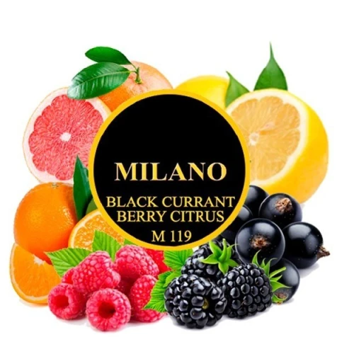Тютюн Milano M119 Black Currant Berry Citrus (Чорна Смородина Ягоди Цитрус) 50гр