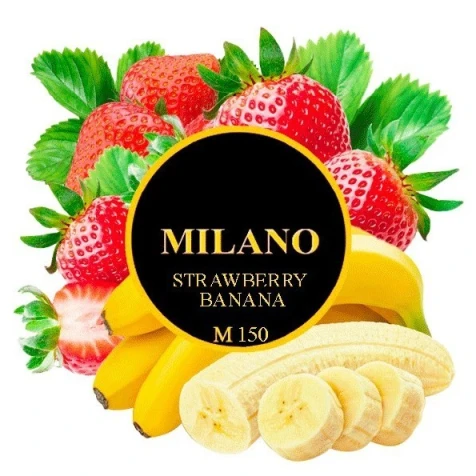 Табак Milano M150 Strawberry Banana (Клубника Банан) 50гр
