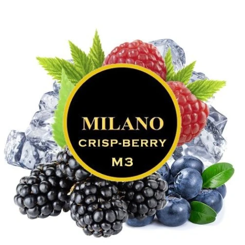 Табак Milano M3 Crisp Berry (Хрустящие Ягоды) 100гр