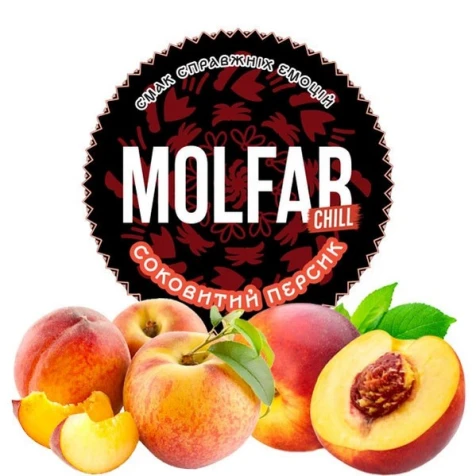 Тютюн Molfar Chill Line Соковий Персик (Соковитий Персик) 40гр