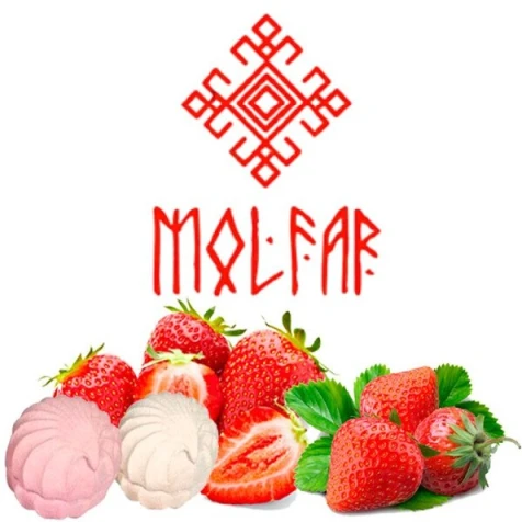 Табак Molfar Virginia Line Полуничний Зефір (Клубничный Зефир) 60гр