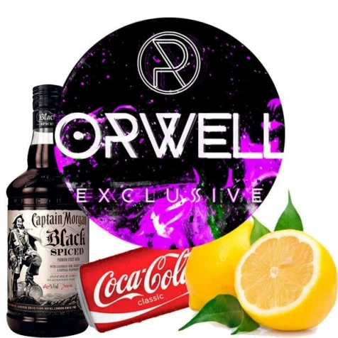 Табак Orwell Strong Line Bacardi Black (Ром Кола) 50гр