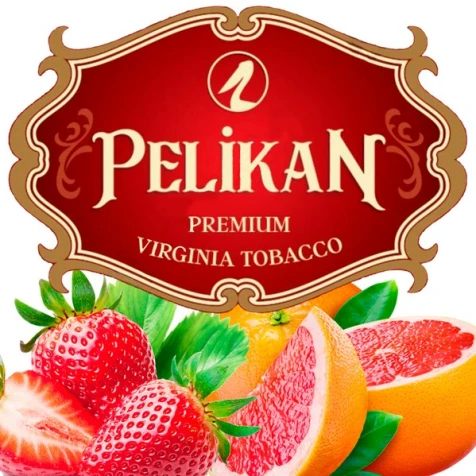 Табак Pelikan Grapefruit Strawberry (Грейпфрут Клубника) 50гр